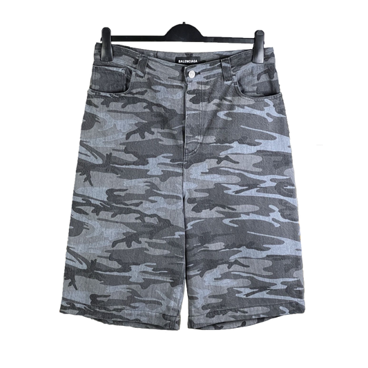 Camo Jean Shorts